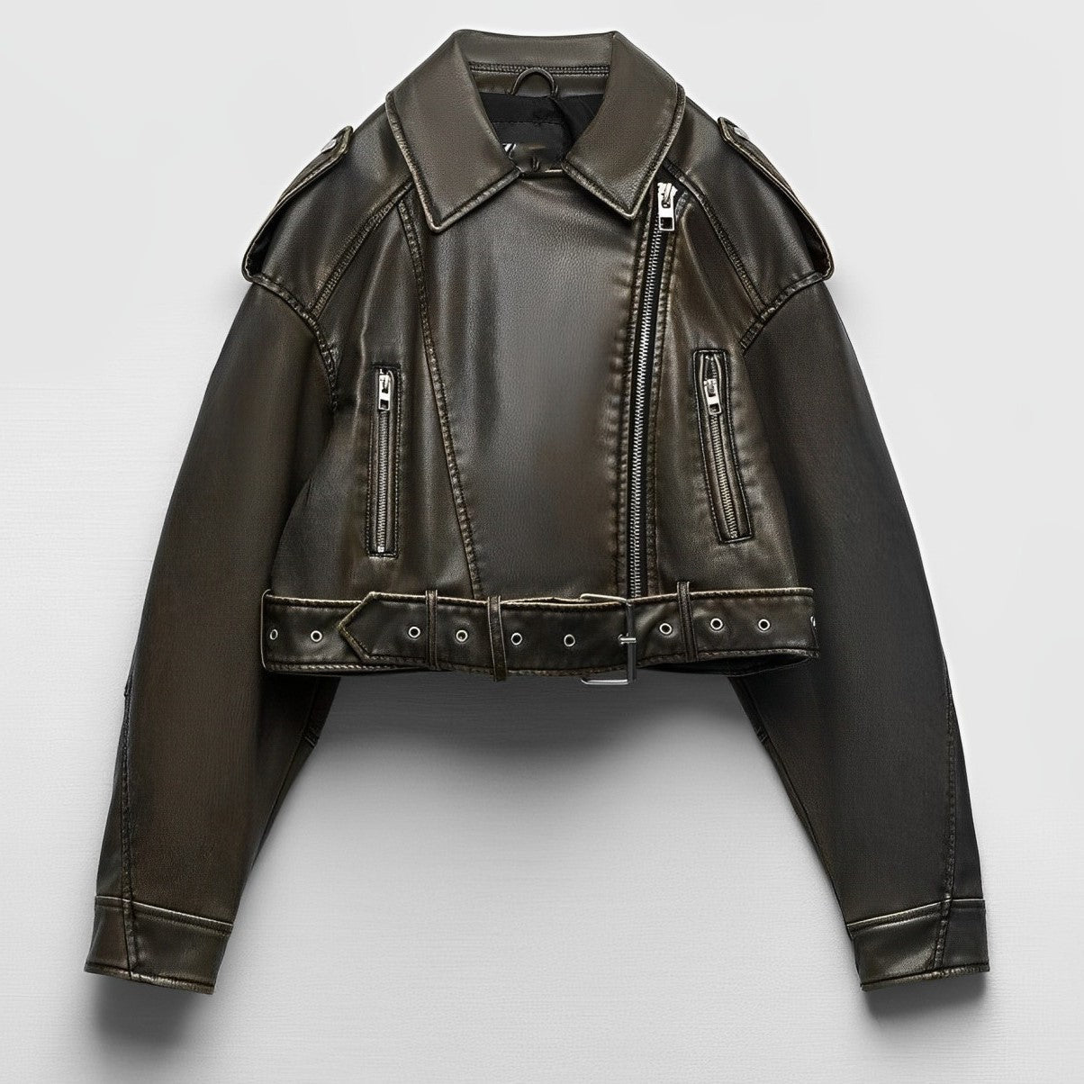 WW | Vintage Loose Leather Jacket