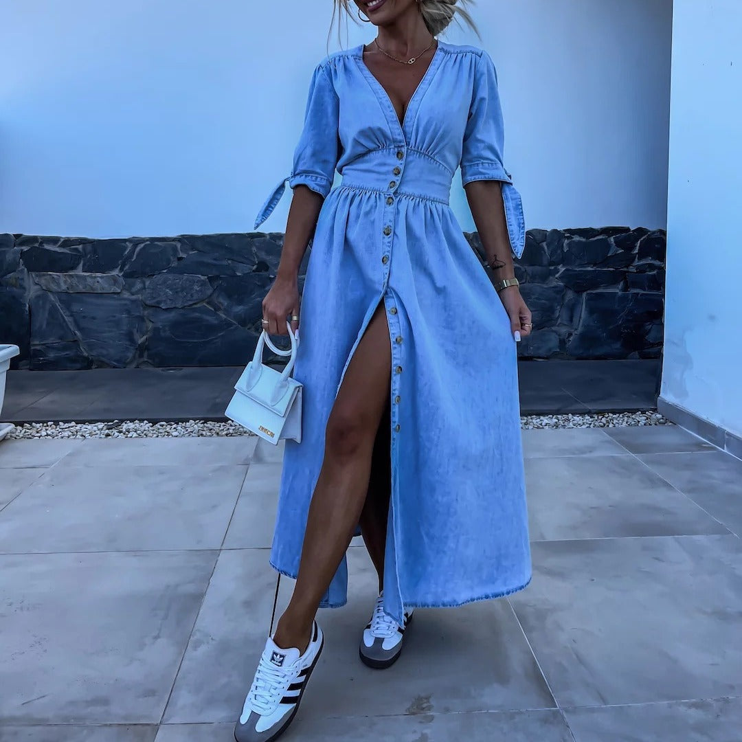 WW | Modernes Denimkleid