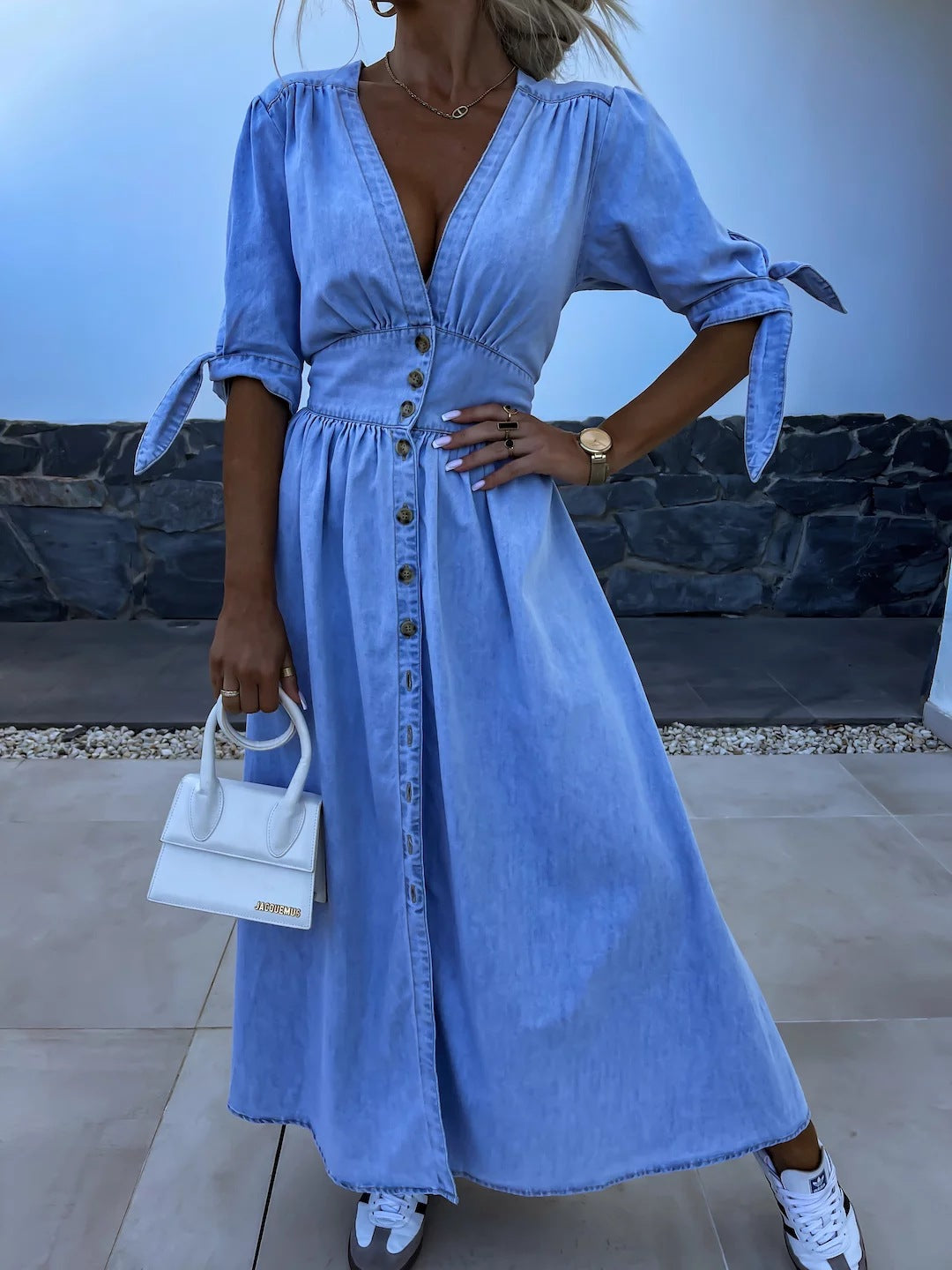 WW | Modernes Denimkleid