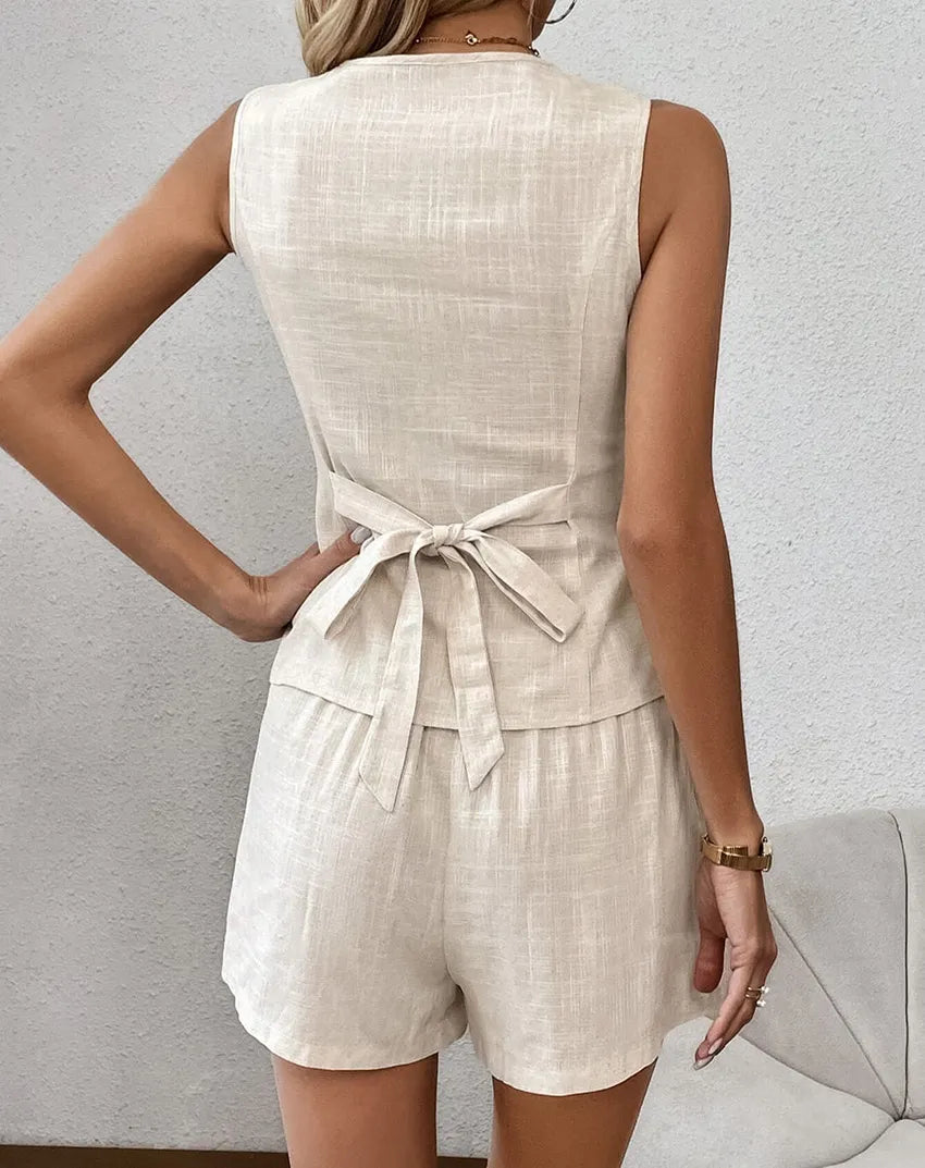 WW | Boho Casual Shorts Set