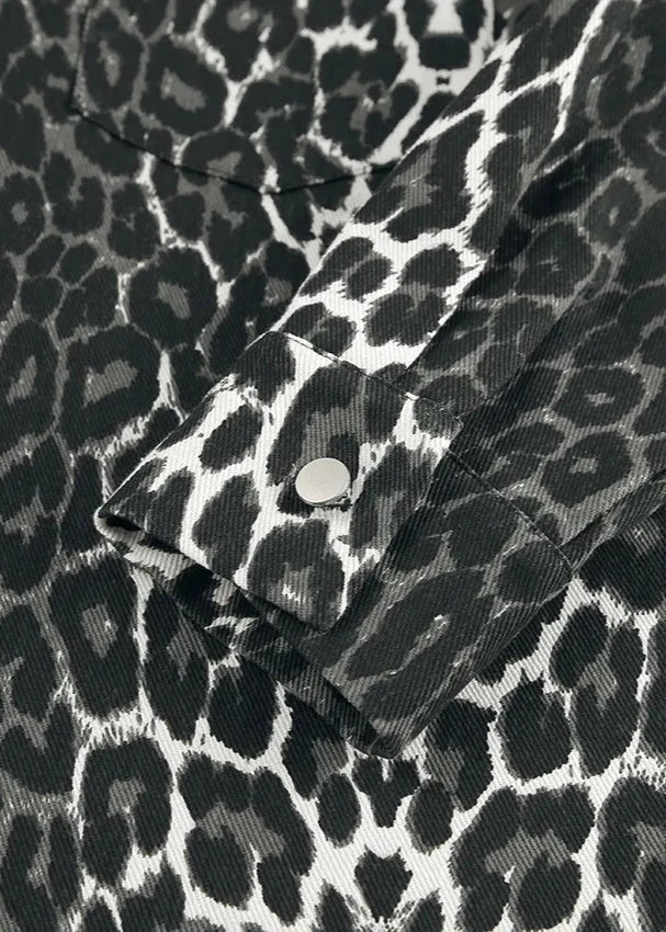 WW | Print Cotton Oversized Jacket