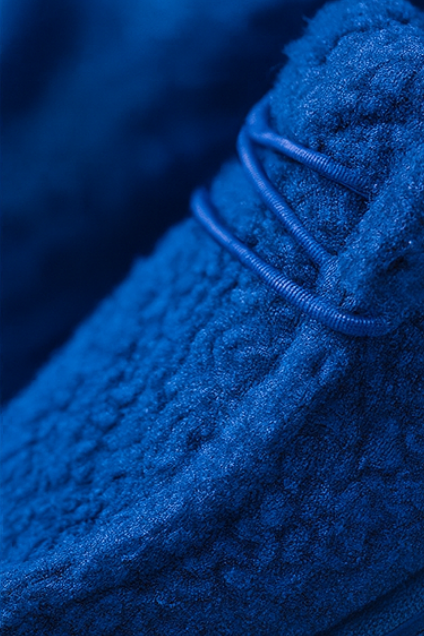 Winnie Warm Teddy Slippers - Blue