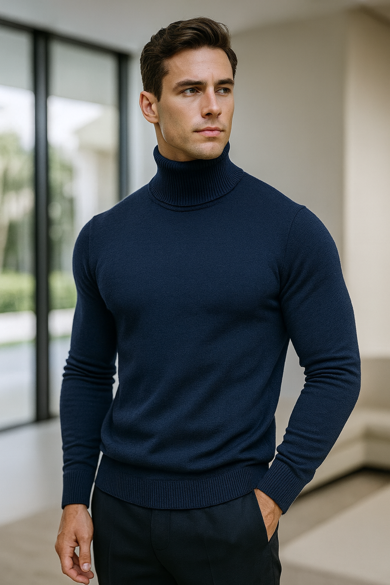 Enzo | Knitted Turtleneck Sweater