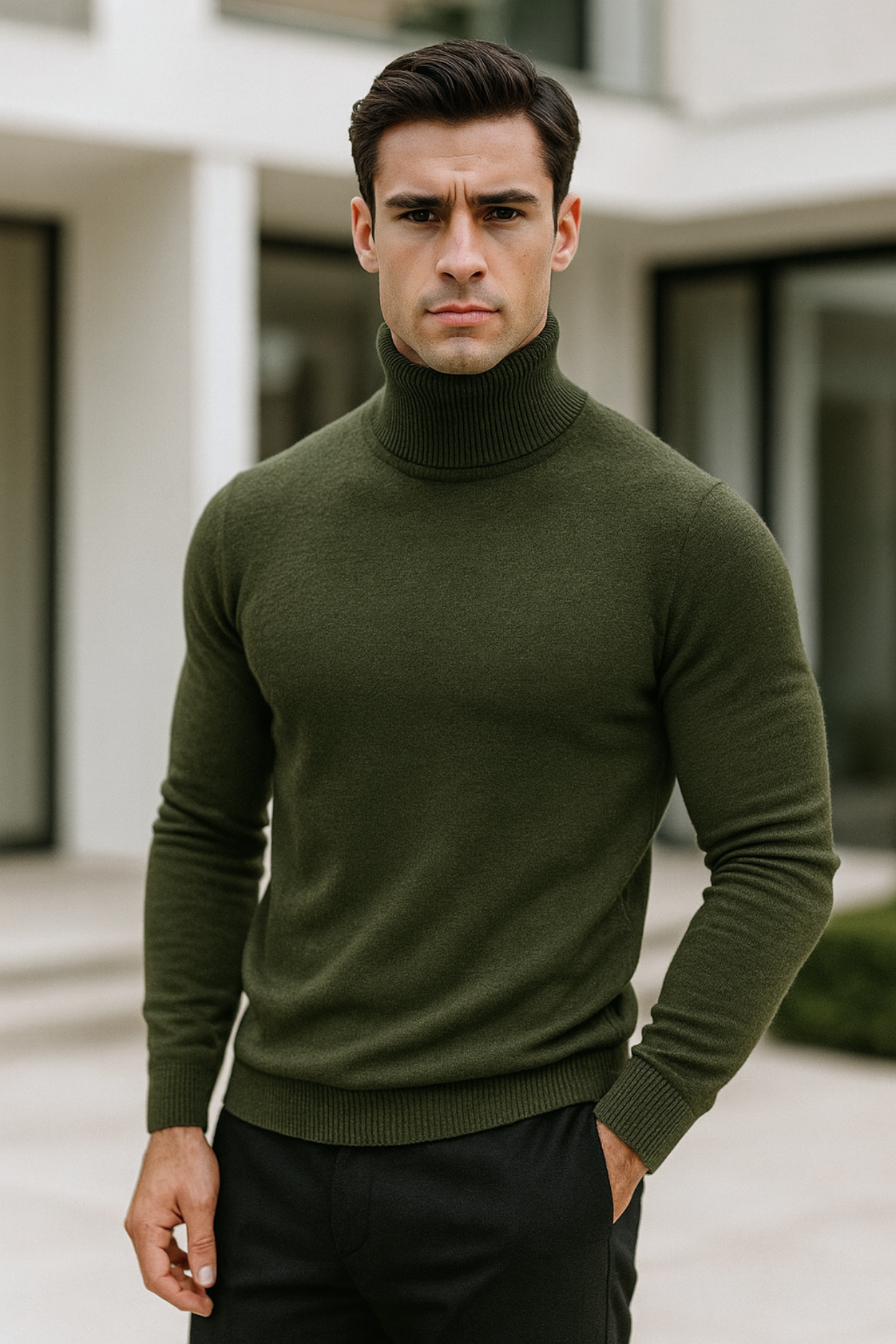 Enzo | Knitted Turtleneck Sweater