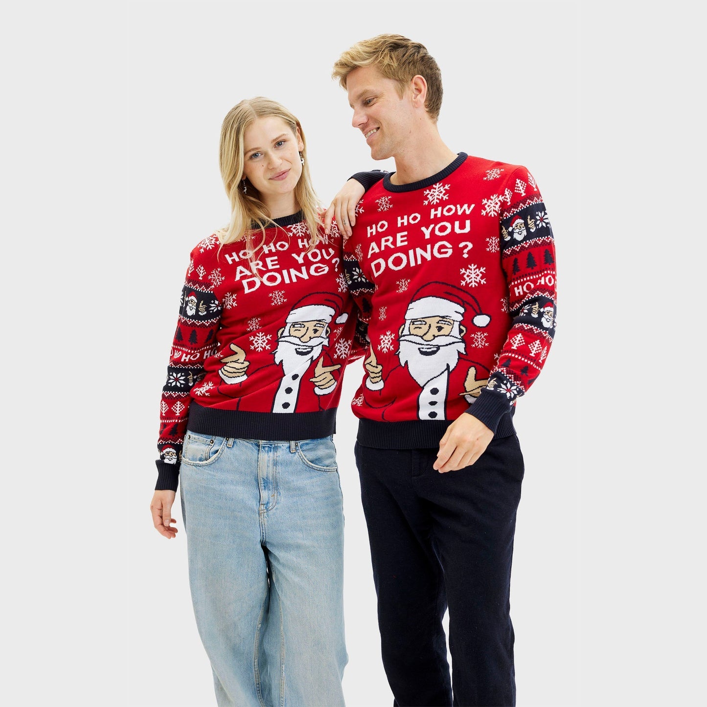 WW | Ho ho wie geht's dir Weihnachts-Pullover - Herren