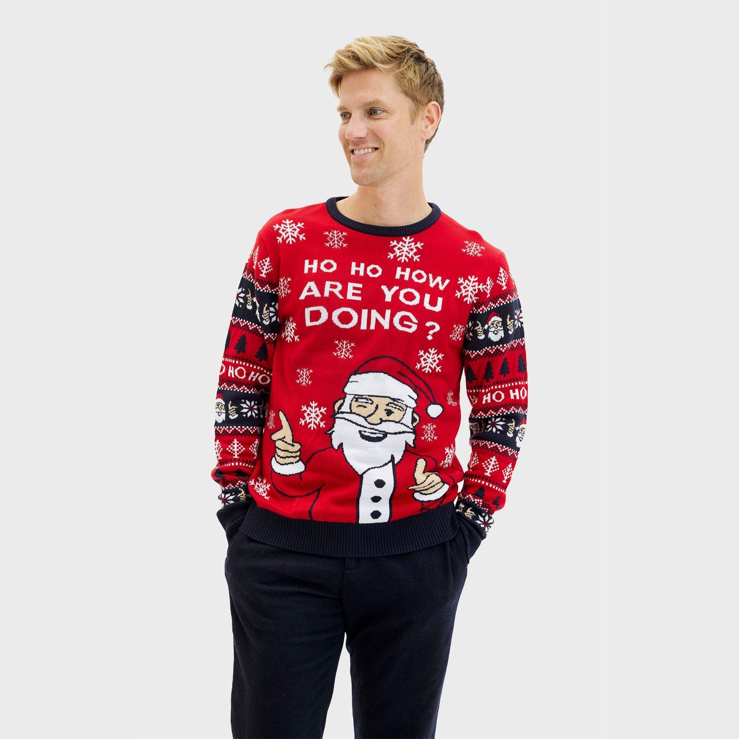 WW | Ho ho wie geht's dir Weihnachts-Pullover - Herren