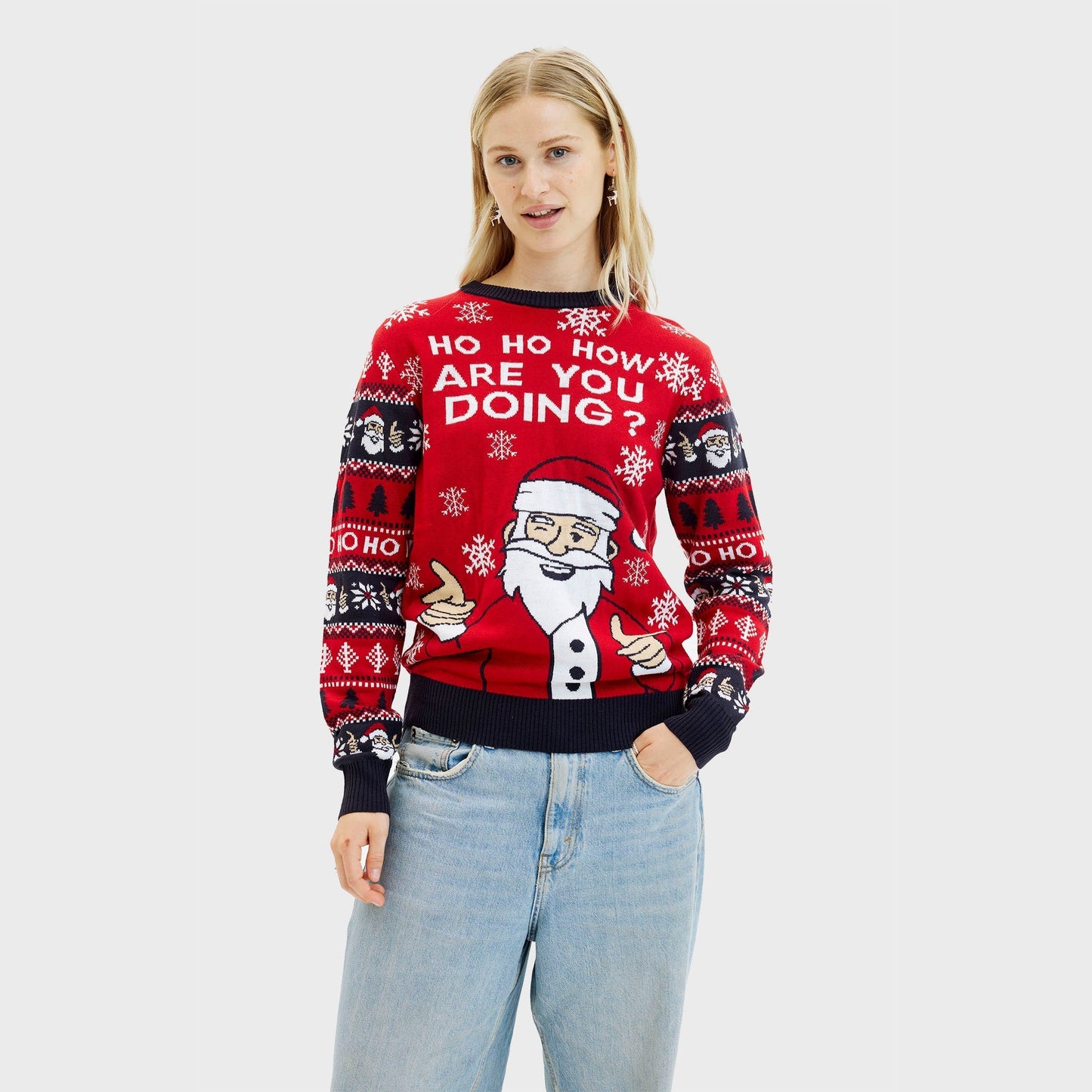 WW | Ho ho how you doin' Weihnachtspullover - Damen