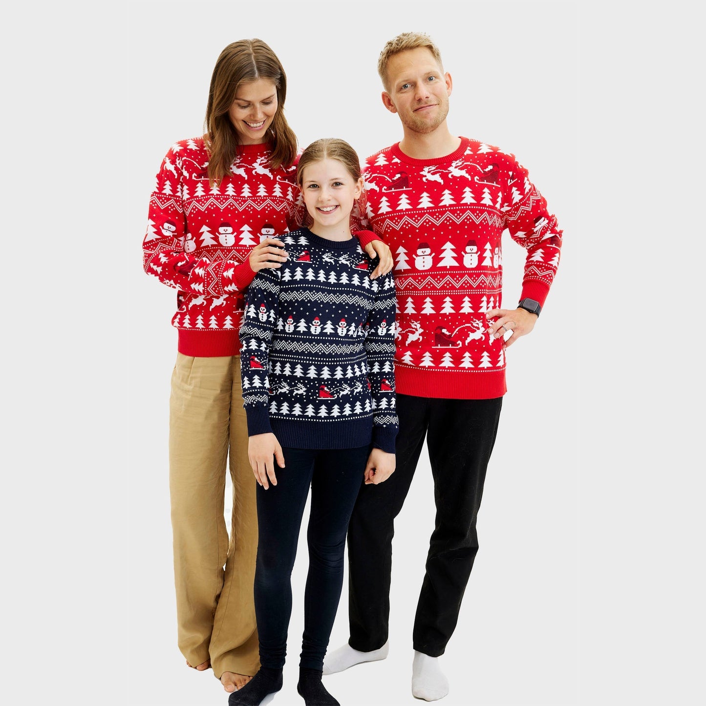 WW | Der stilvolle Weihnachts-Pullover rot - Herren