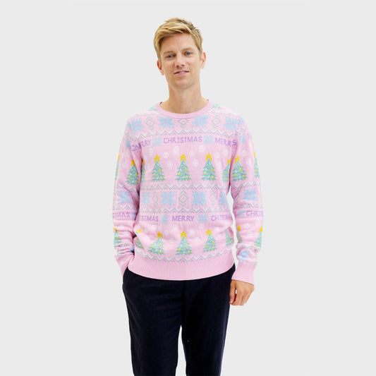WW | Der rosa Weihnachtspullover - Herren