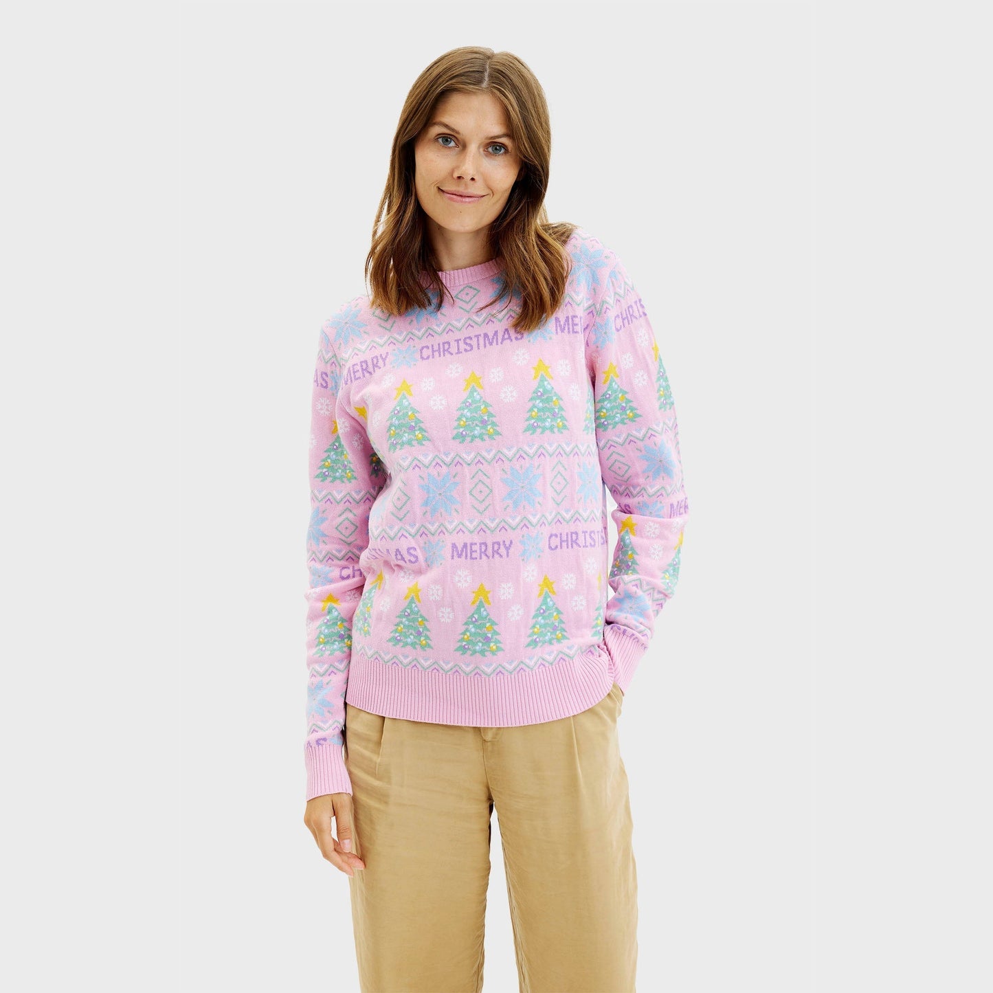 WW | Der rosa Weihnachts-Pullover - Damen
