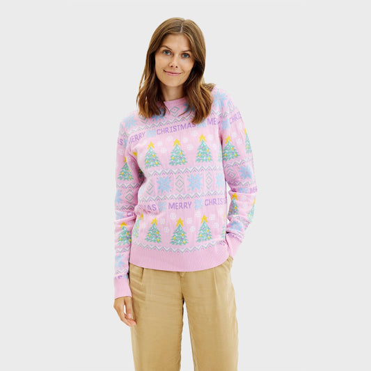 WW | Der rosa Weihnachts-Pullover - Damen