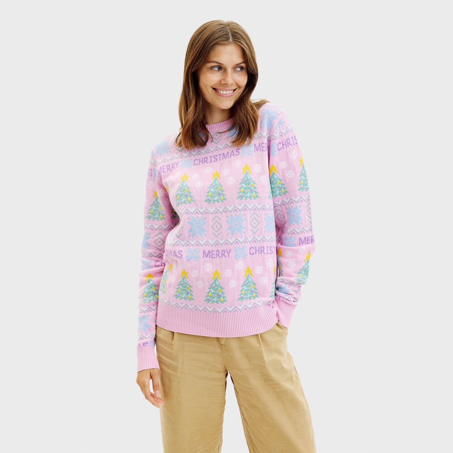 WW | Der rosa Weihnachts-Pullover - Damen