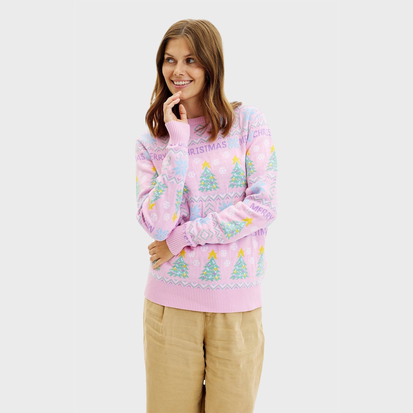WW | Der rosa Weihnachts-Pullover - Damen