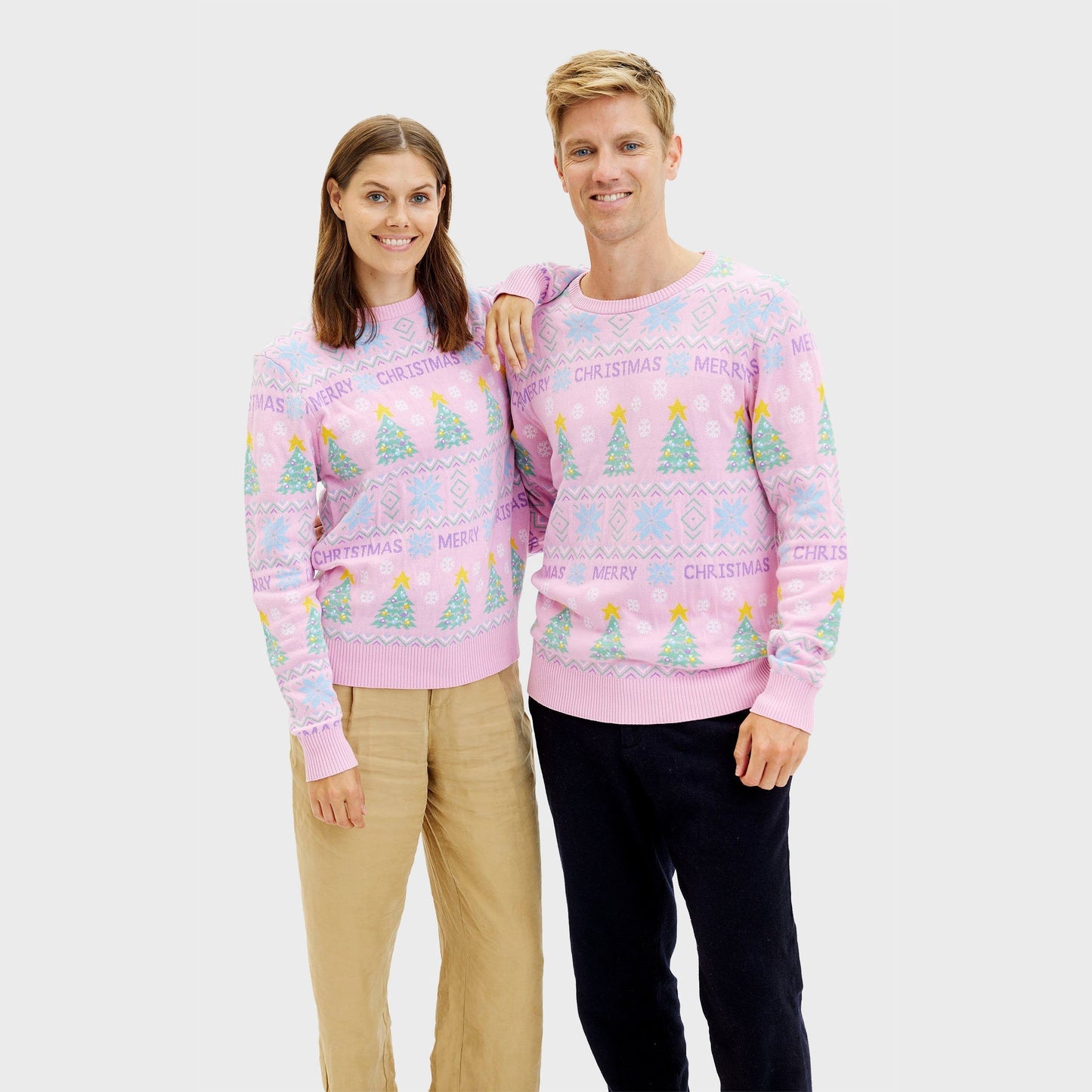 WW | Der rosa Weihnachts-Pullover - Damen