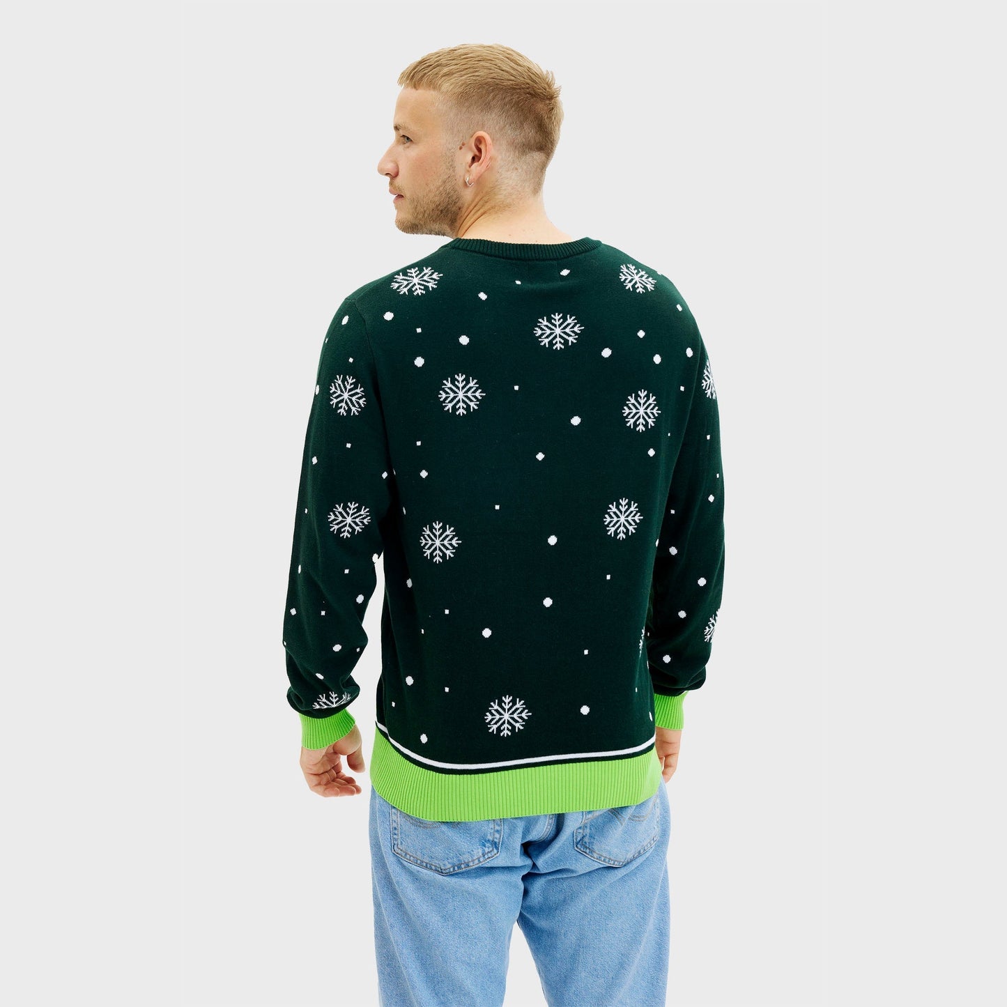 WW | Lustiger Dino Weihnachtspullover - Herren