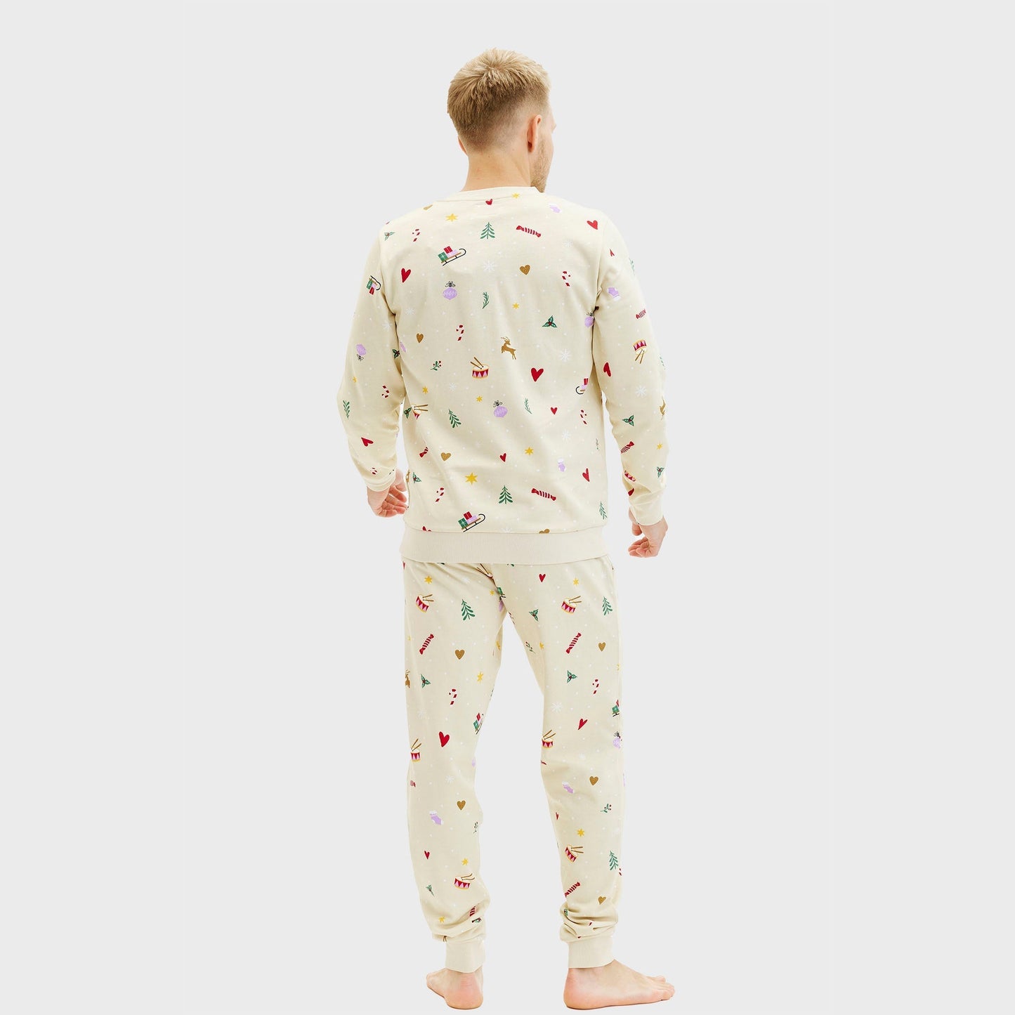 WW | Weihnachts-Sweatset beige - Herren
