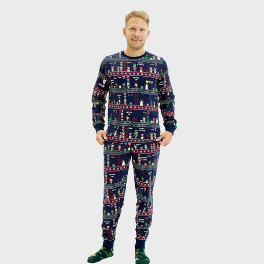 WW | Vintage Gamer Weihnachts-Pyjama - Herren