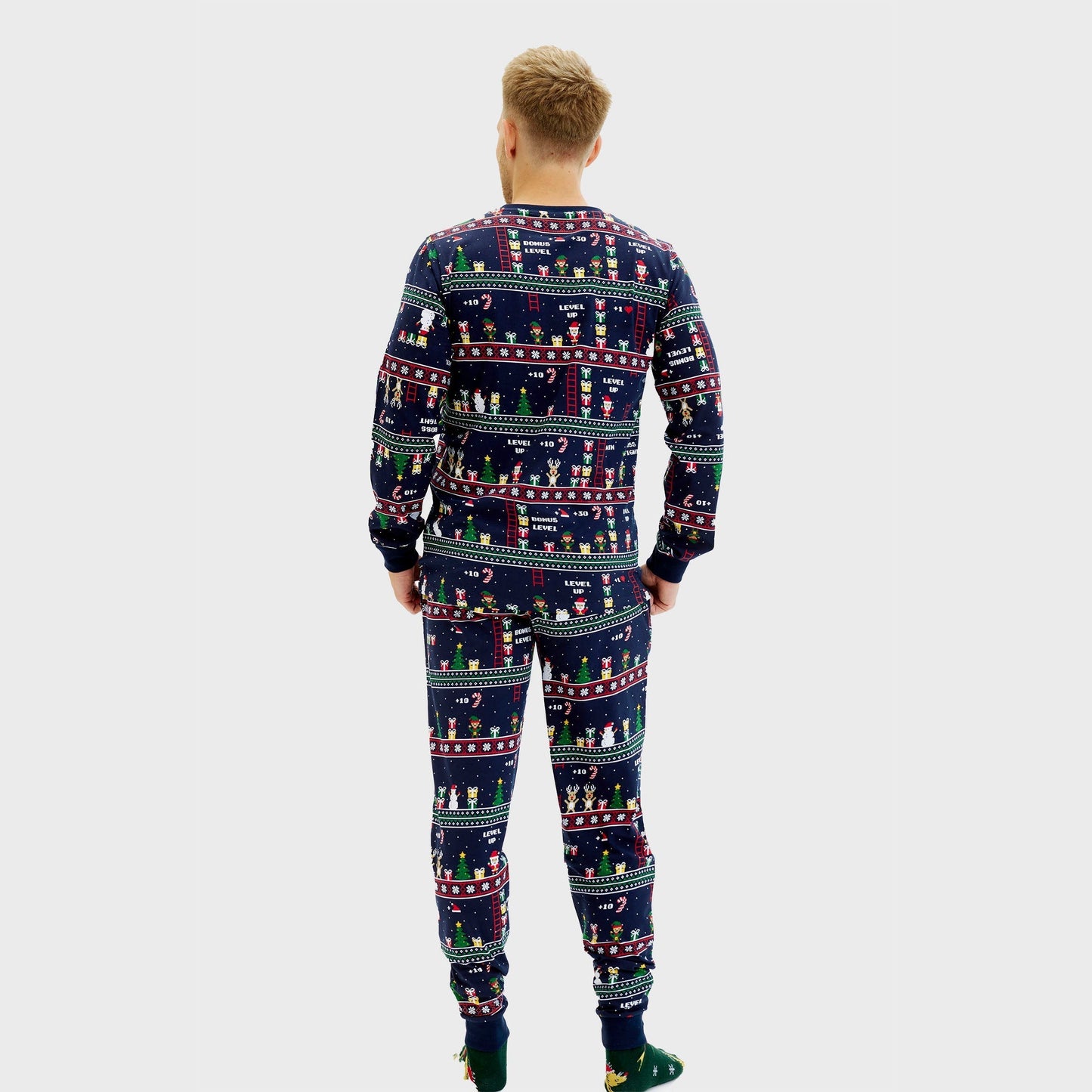 WW | Vintage Gamer Weihnachts-Pyjama - Herren