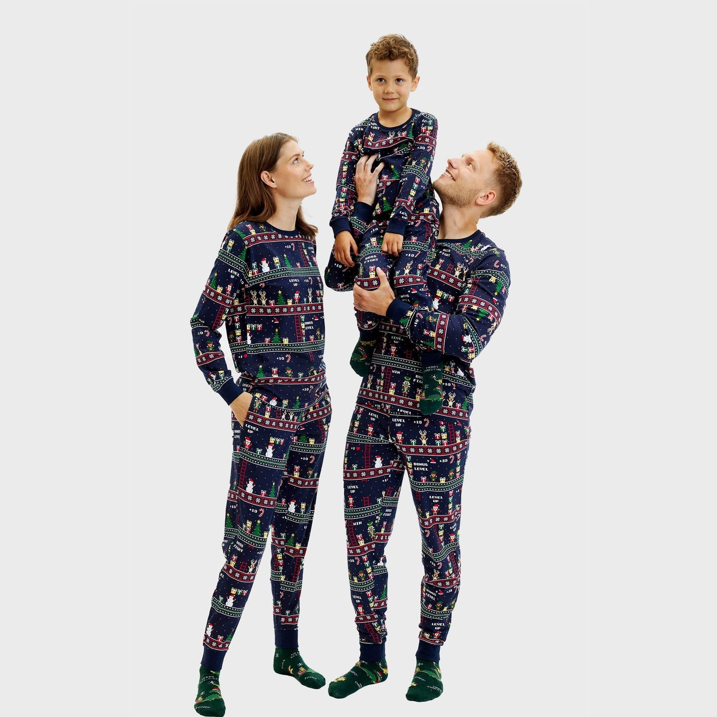 WW | Vintage Gamer Weihnachts-Pyjama - Herren