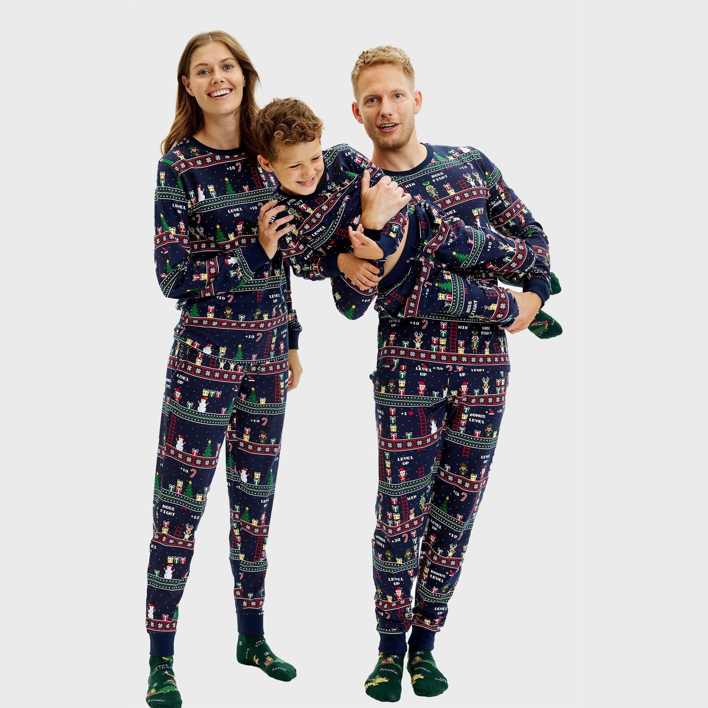 WW | Vintage Gamer Weihnachts-Pyjama - Herren