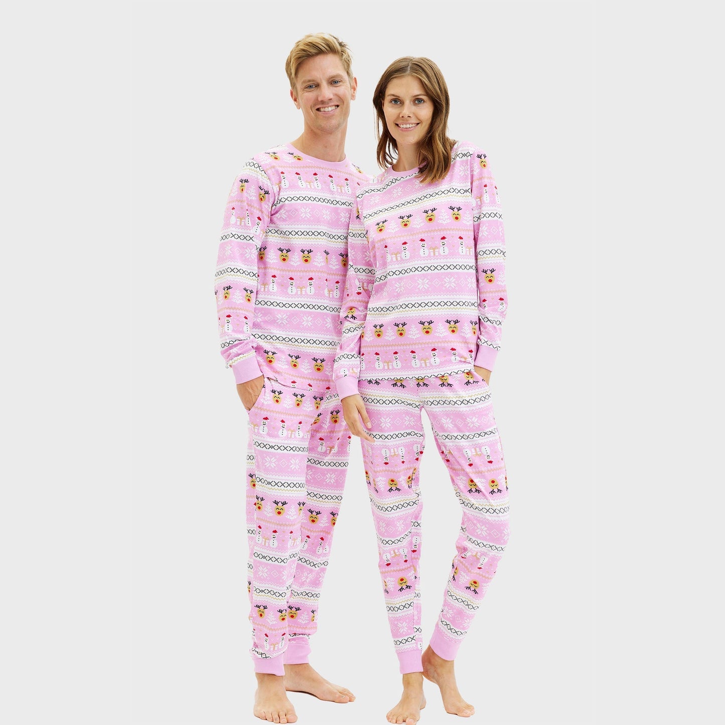 WW | Ultimativer Weihnachts-Pyjama Rosa - Herren
