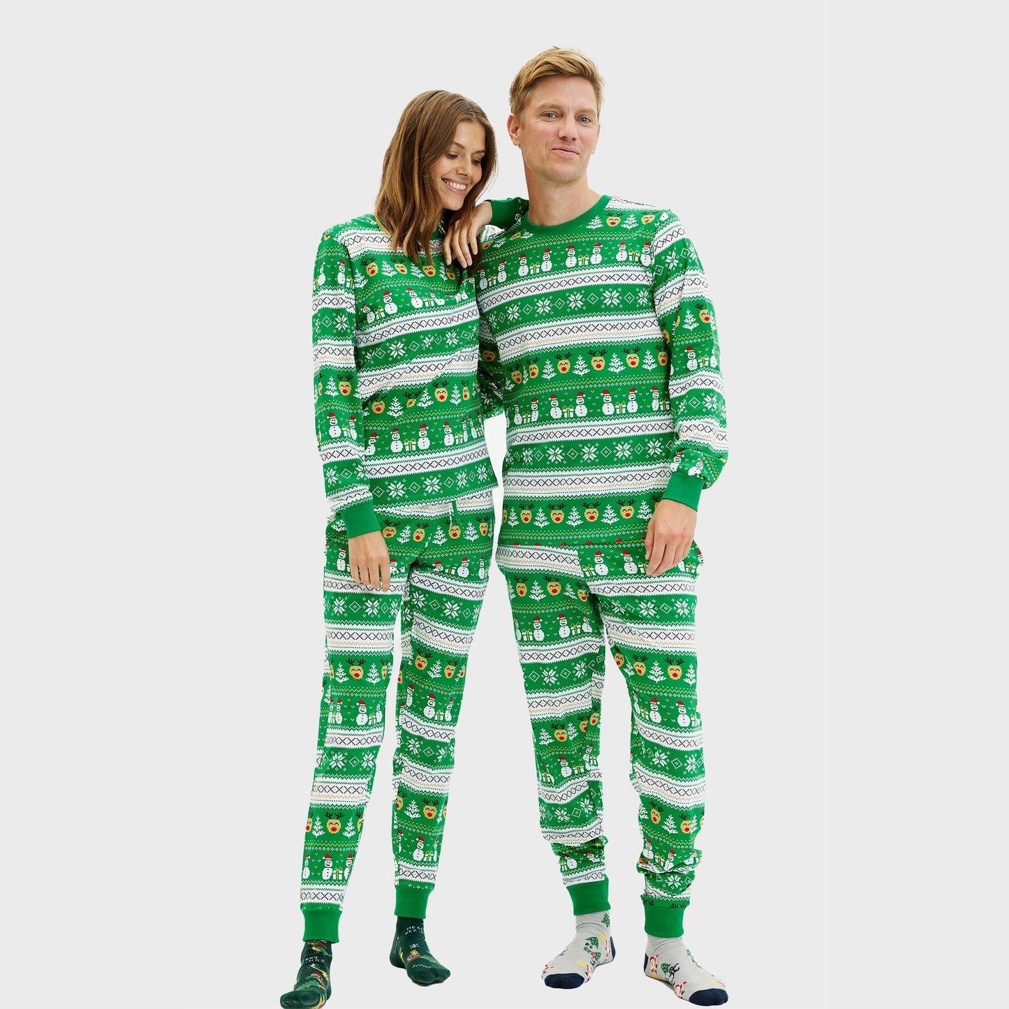 WW | Ultimative Weihnachts-Pyjama grün - Herren