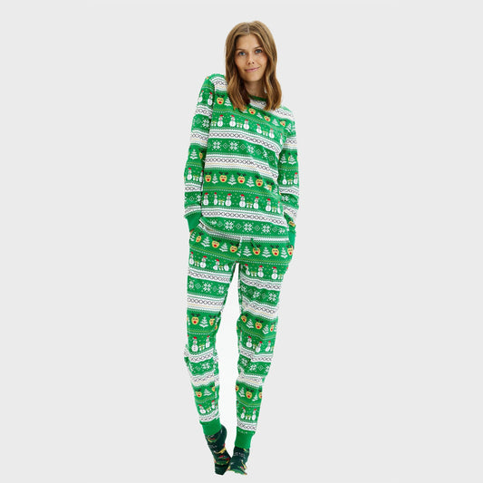 WW | Ultimative Weihnachts-Pyjama grün - Damen