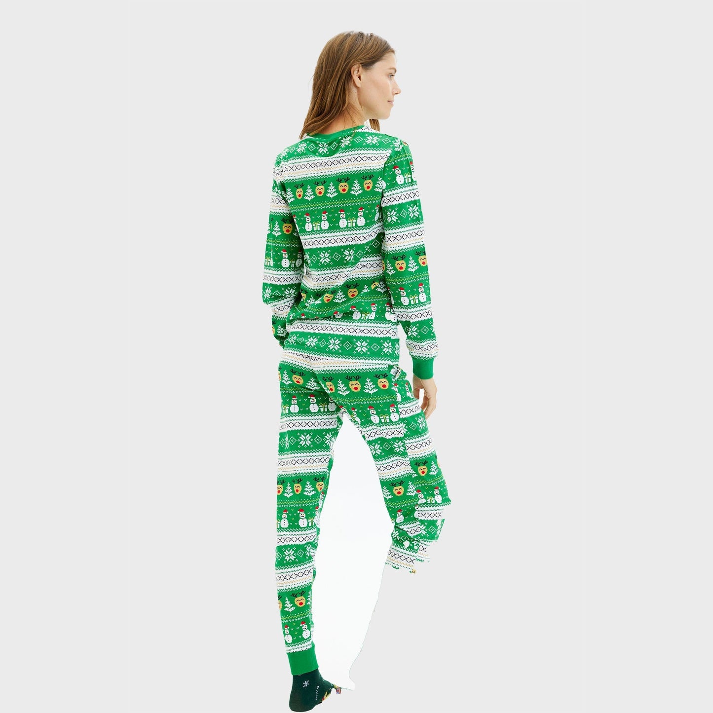 WW | Ultimative Weihnachts-Pyjama grün - Damen
