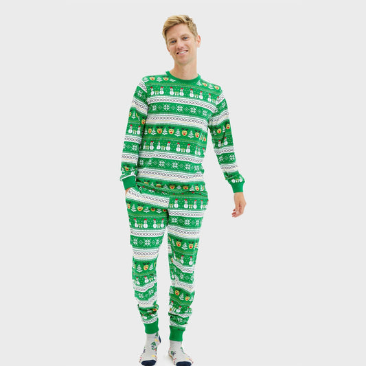 WW | Ultimative Weihnachts-Pyjama grün - Herren