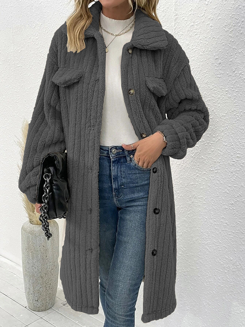 WW | Corduroy Shacket - Übergröße - Layering-Essential - Lässiger Chic