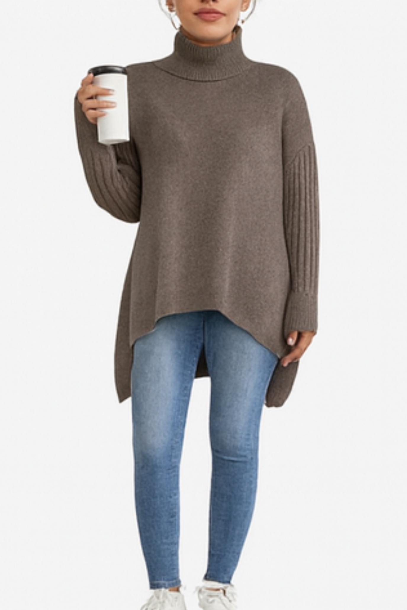 Bridgette | Long Turtleneck Sweater