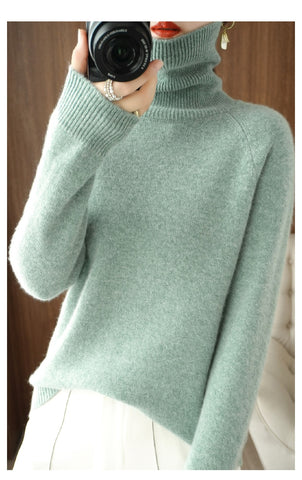 WW | Turtleneck Sweater Soft quality Casual fit Ribbed details