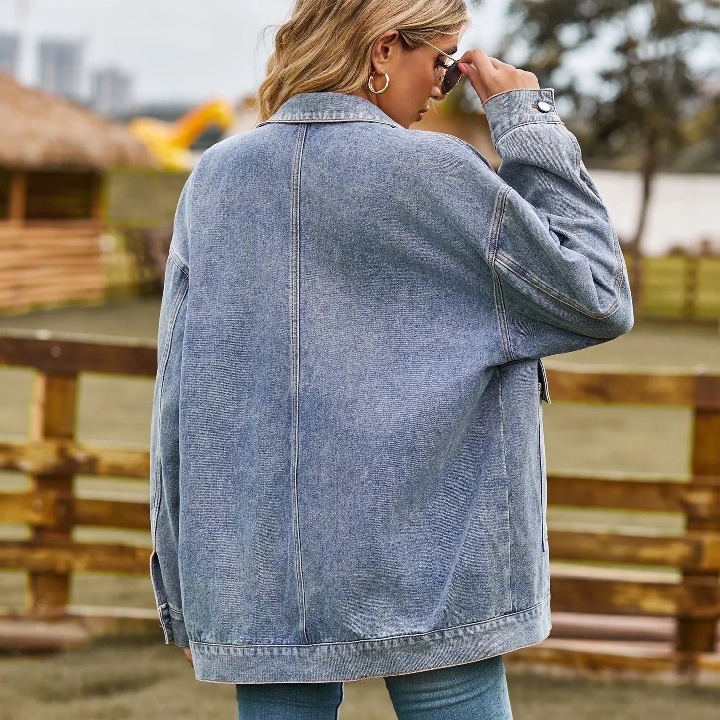 WW | Classic Vintage Denim Jacket for Women