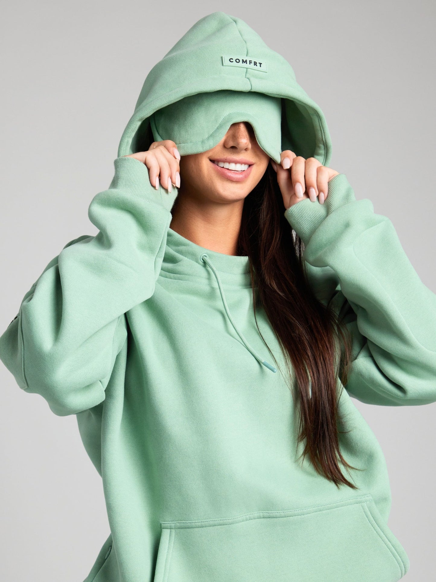WW | Cozy travel hoodie with airplane mode graphic