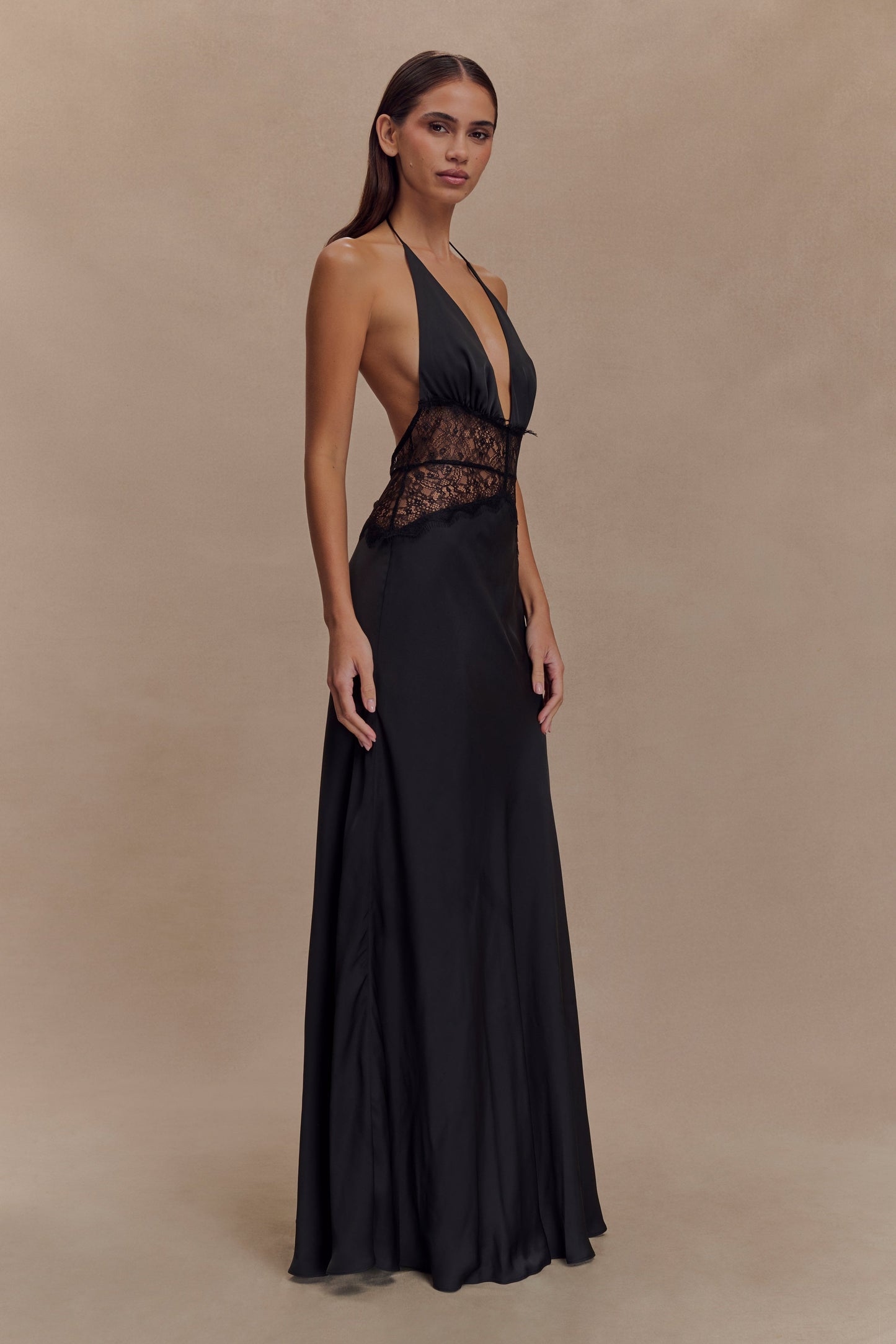 Velina™ | Dreamy Lace and Satin Dress