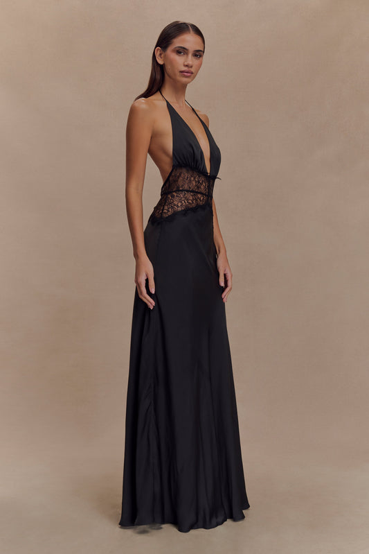 Velina™ | Dreamy Lace and Satin Dress