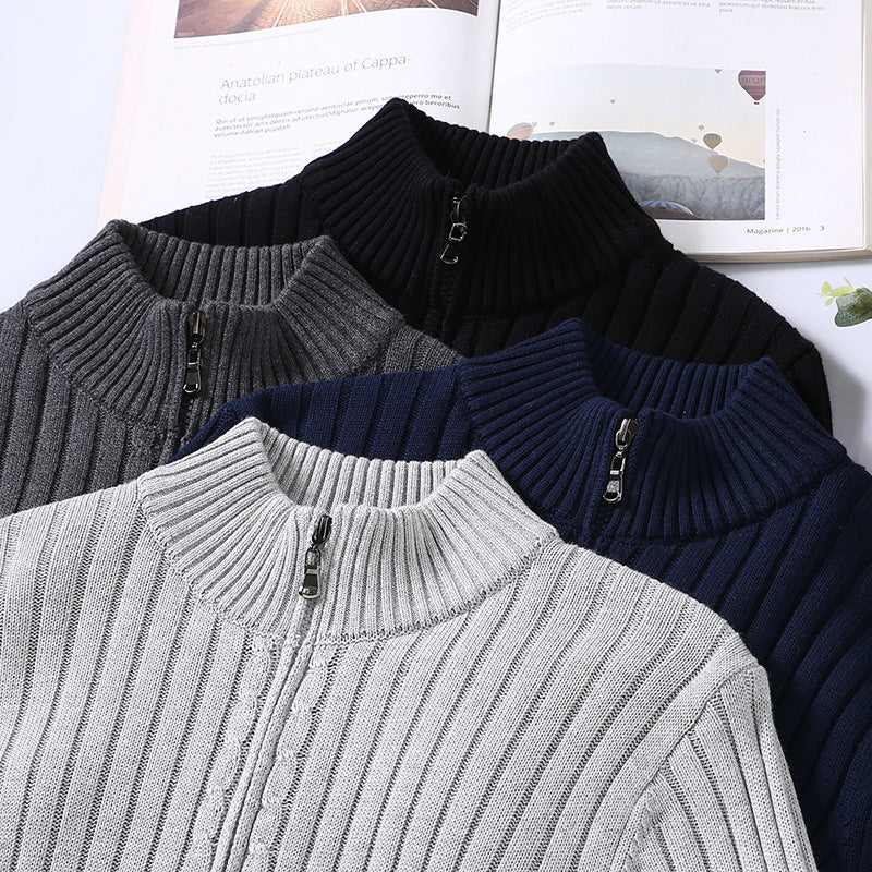 WW | Men's Zip-Up Sweater