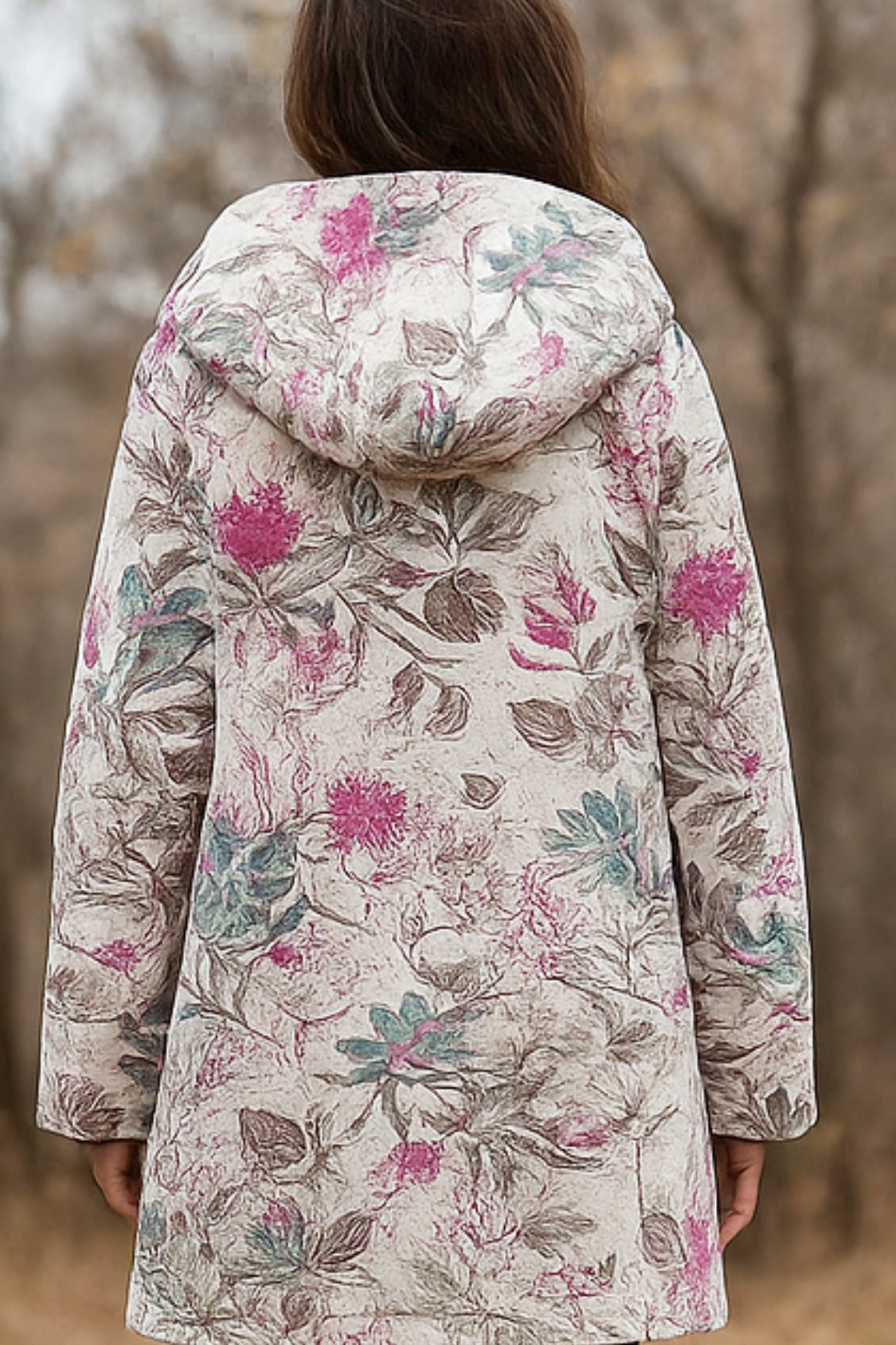 Lamelia Jacket with Fleece Lining - Pink