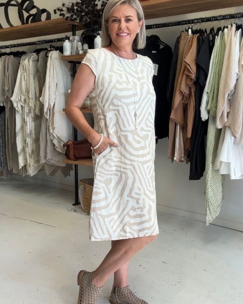 Serin™ | Elegant Printed Dress
