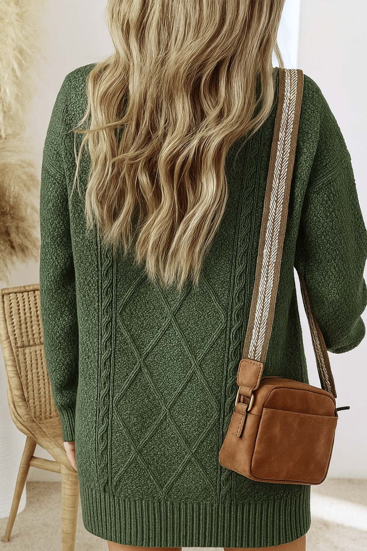 Juna | Cable knit dress