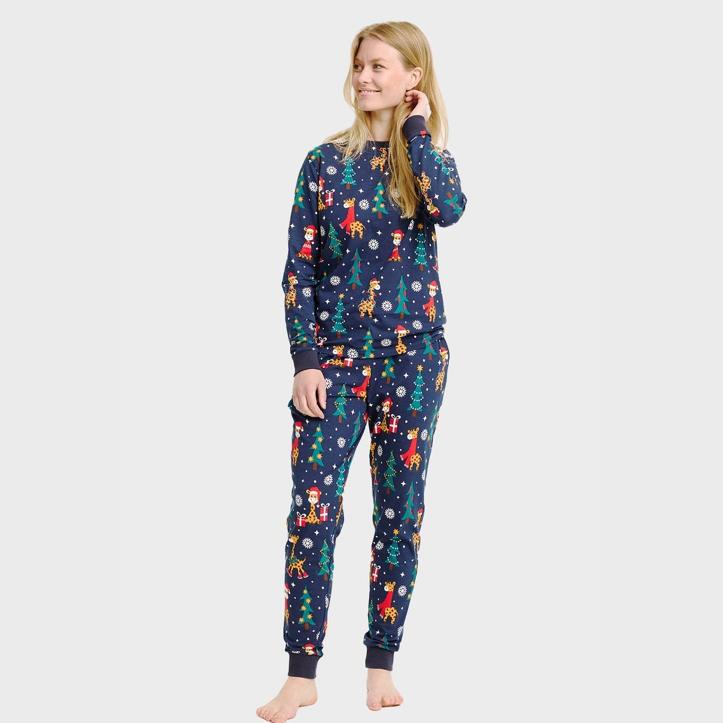 WW | Der Giraffen Weihnachts-Pyjama - Damen