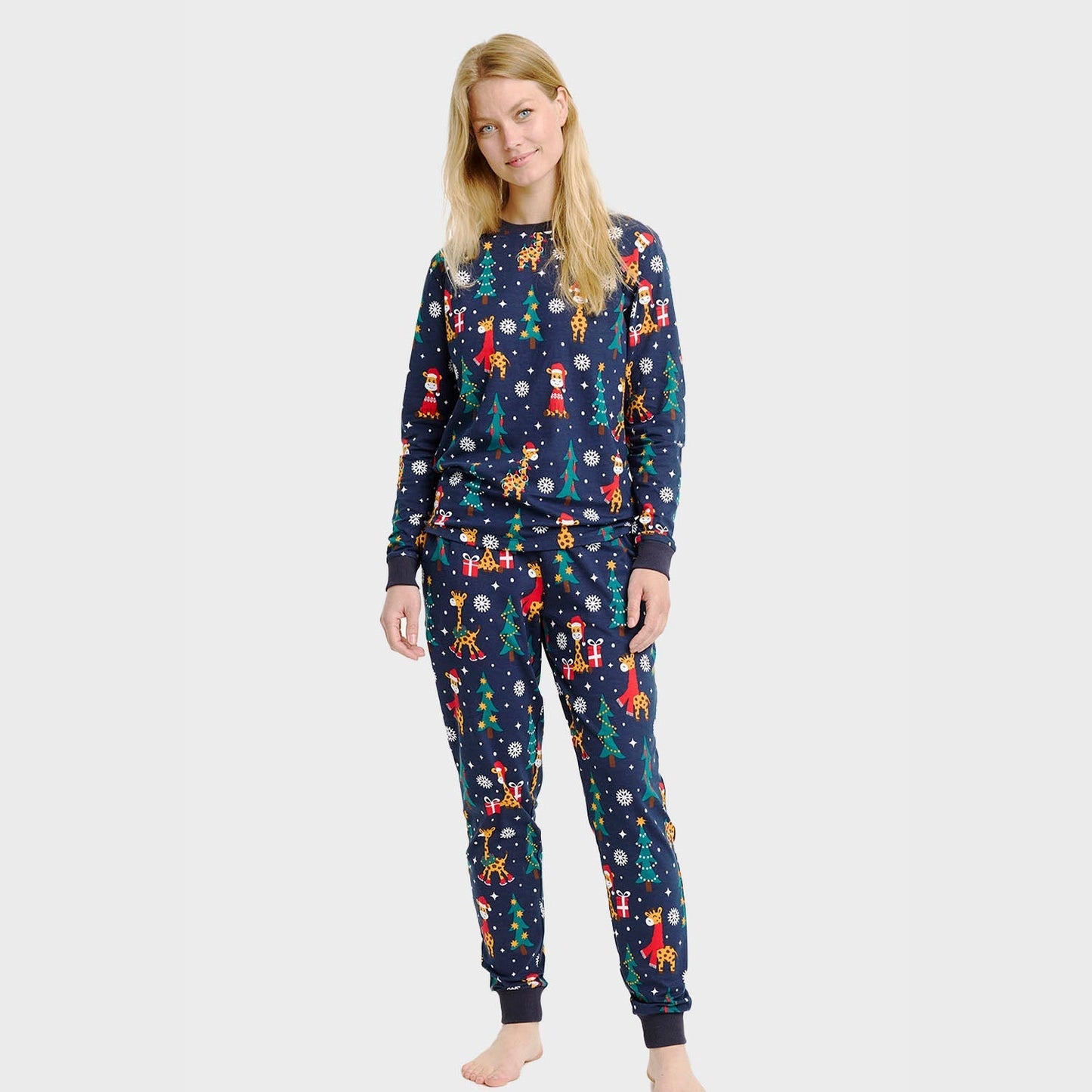 WW | Der Giraffen Weihnachts-Pyjama - Damen