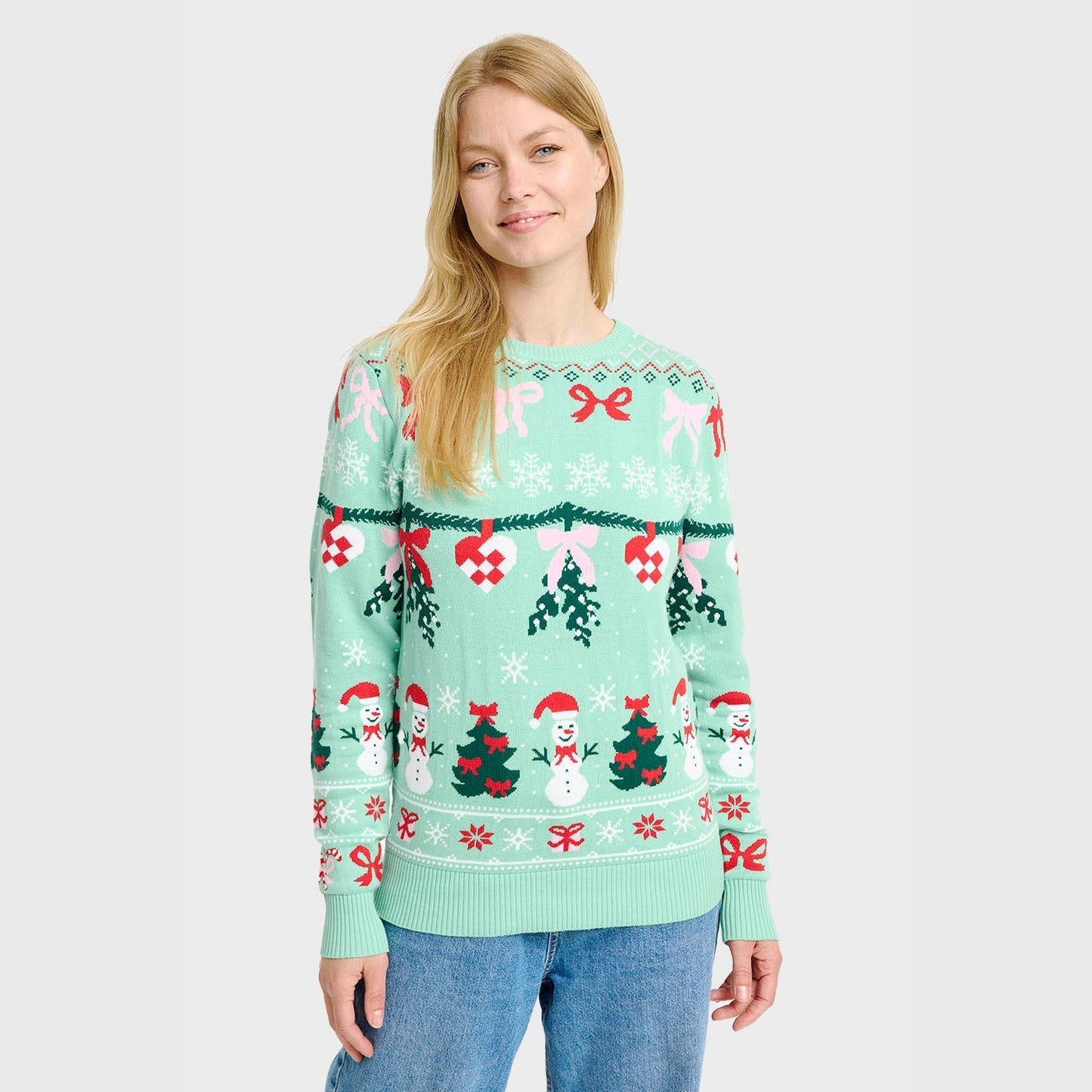 WW | Der gebundene Weihnachtspullover - Damen