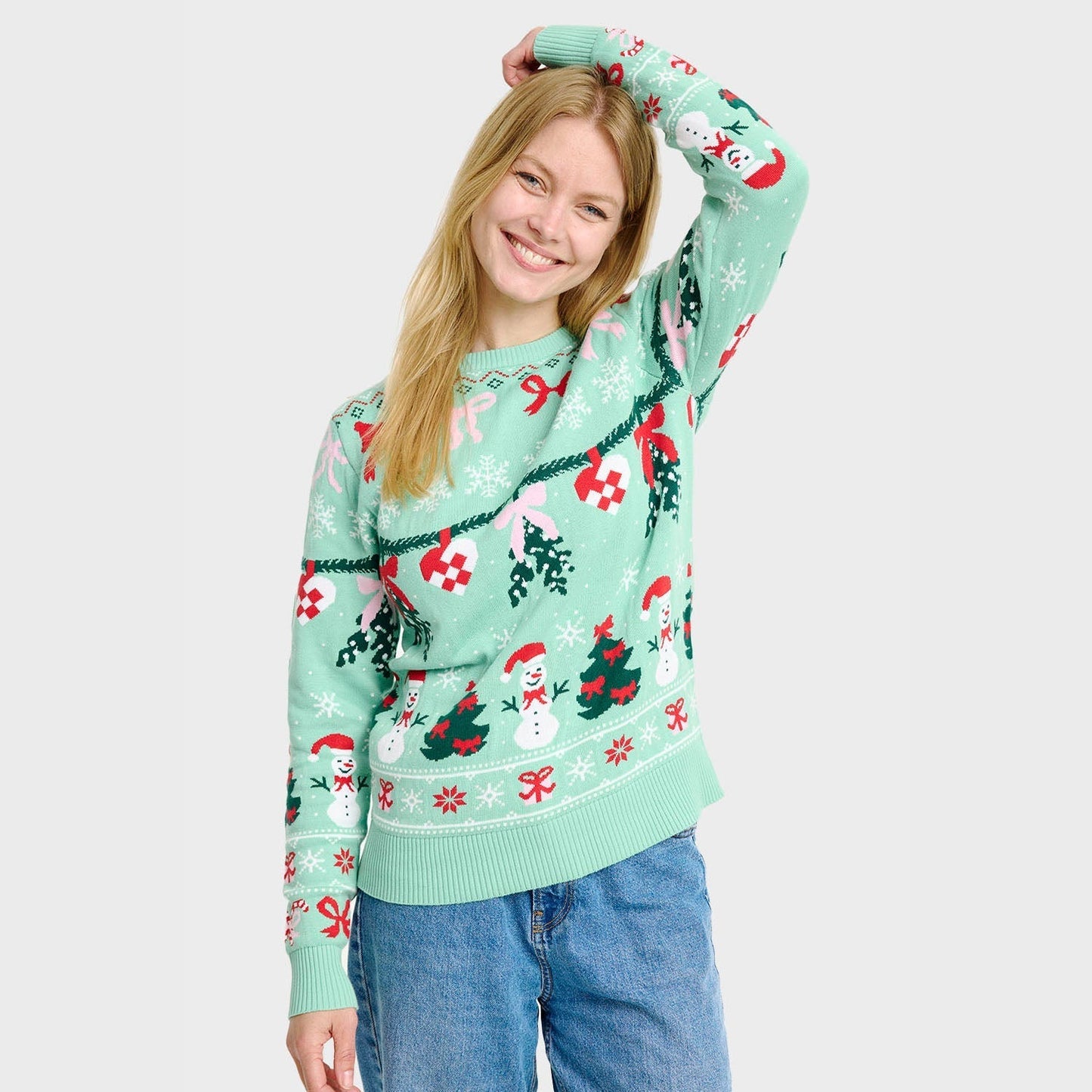 WW | Der gebundene Weihnachtspullover - Damen