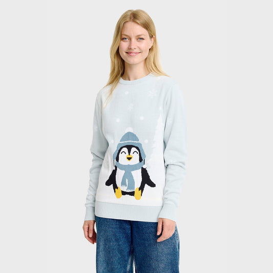 WW | Der süße Pinguin Weihnachten Pullover - Damen