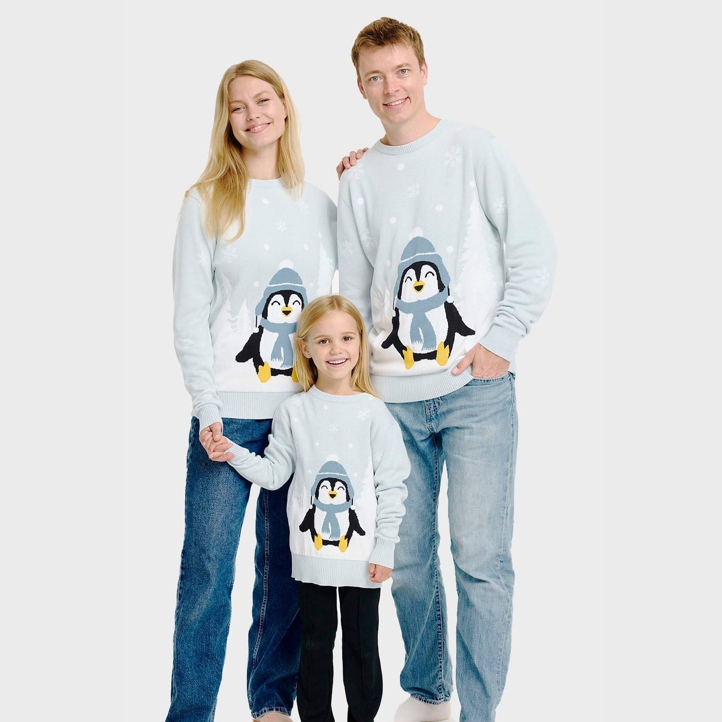 WW | Der süße Pinguin Weihnachtspullover - Herren