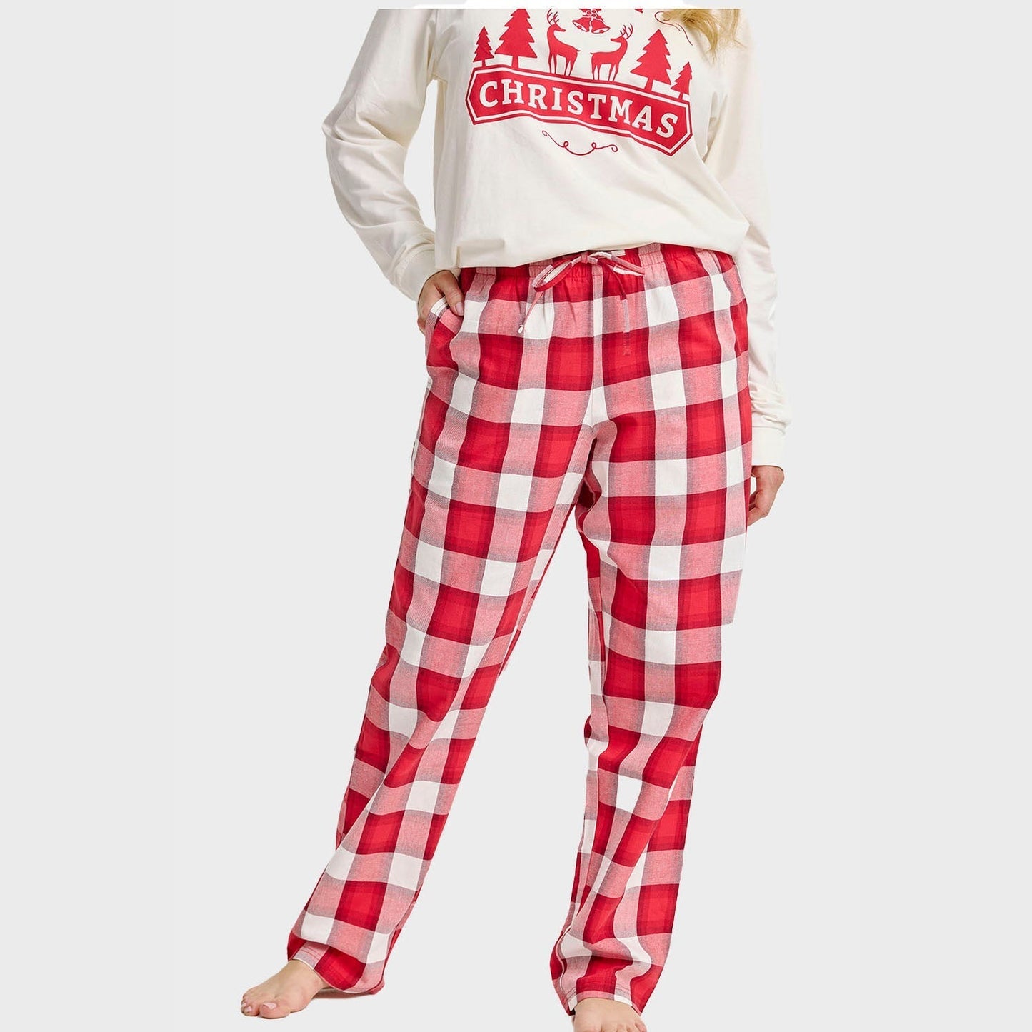 WW | Flanell Weihnachts hose - Damen