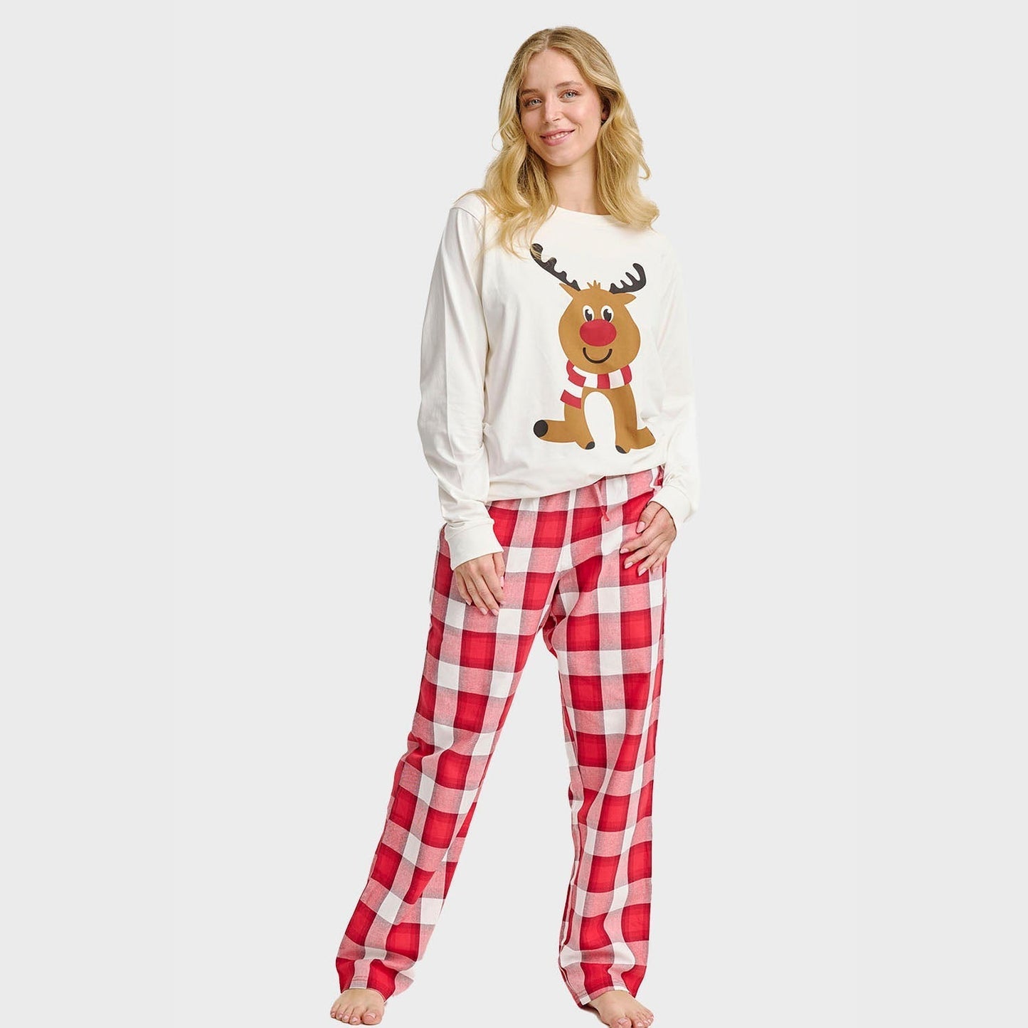WW | Das Rentier-Pajama-Oberteil - Damen