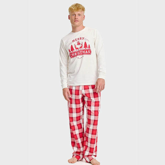 WW | Das fröhliche Weihnachts-Pyjama-Oberteil - Herren