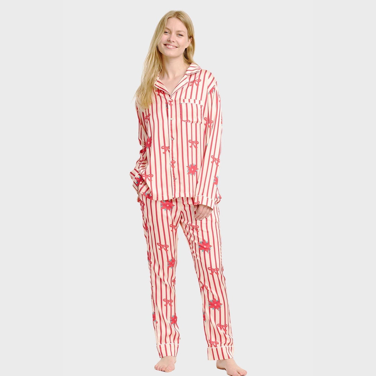 WW | Satin-Pyjama - Damen